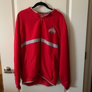 Donegal Bay Ohio State Quarter Zip Windbreaker